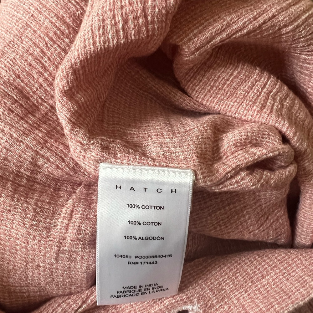 Hatch Lenora jumpsuit pink/white size 2 NWT - Picture 5 of 6
